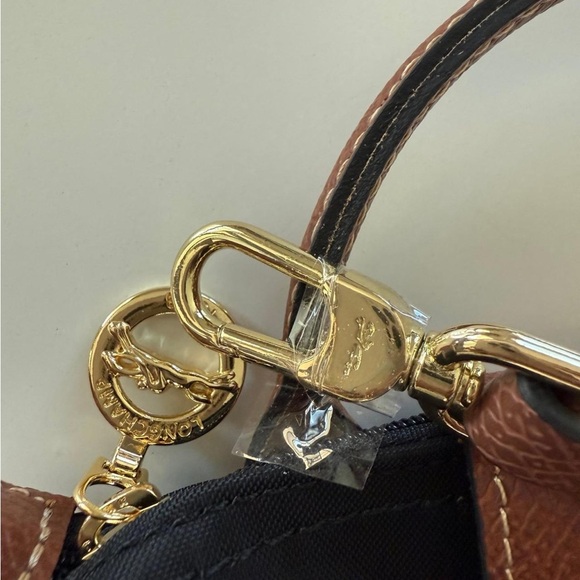 Longchamp Mini Bag with Black and Brown Contrast - Picture 5 of 5